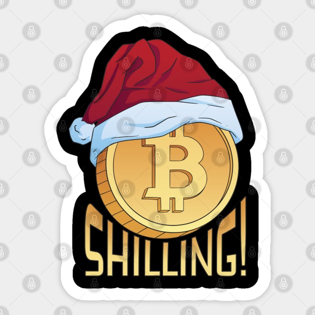 Santa Bitcoin Shilling! Hilarious Trending Meme Sticker by creative